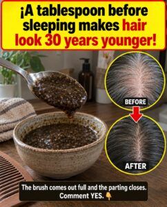 Can a spoonful before bed revive thinning hair?
