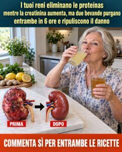 Aumento della creatinina e urine schiumose: due bevande che potrebbero favorire il benessere renale.