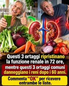 3 verdure che favoriscono il riequilibrio renale quando il corpo si sente intasato