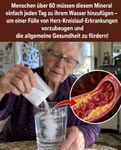 Magnesium im Wasser bewirkt nach 60 Jahren eine Gefäßregeneration.