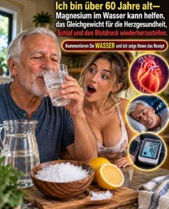 Magnesium im Wasser kann die Blutgefäße anregen und ein angespanntes Herz beruhigen