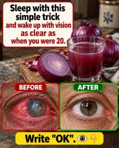 Red onion for your eyesight? What really helps after 60