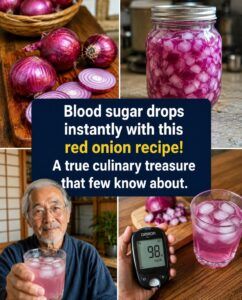 Quickly lower your blood sugar with this delicious red onion recipe!