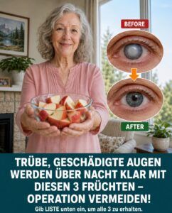 Diese 3 Früchte helfen Senioren über 65 Jahren, trübe, geschädigte Augen zu unterstützen und das Beschlagen der Augen täglich zu reduzieren.