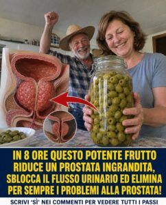 Questo frutto da cucina calma la pressione della prostata gonfia e arresta le perdite urinarie notturne.