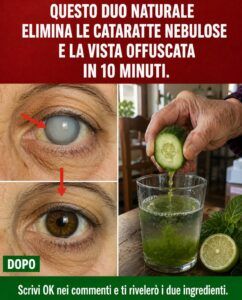 La cataratta opaca risiede all’interno del cristallino: colliri e succhi virali non raggiungono mai quella zona sfocata.
