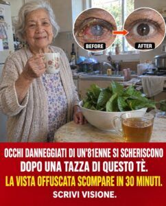I caratteri piccoli diventano sfocati e le luci notturne brillano quando la lente e la retina si affaticano