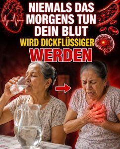Tun Sie dies niemals morgens, sonst wird Ihr Blut dickflüssiger.
