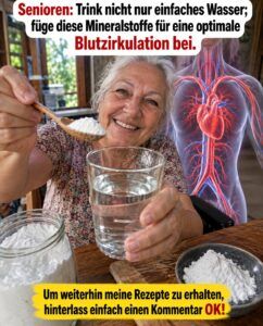 Salz ins Wasser geben und die Durchblutung schnell anregen
