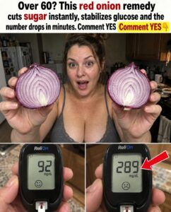 Can red onion lower blood sugar in minutes?