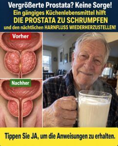 Warme Knoblauchmilch lindert über Nacht den Drang zur Prostatabeschwerden.