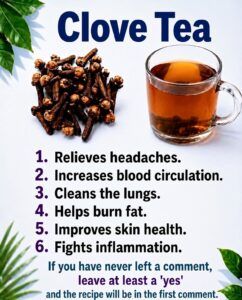 Clove Tea: Possible Benefits, How to Prepare It, and Care in Consumption