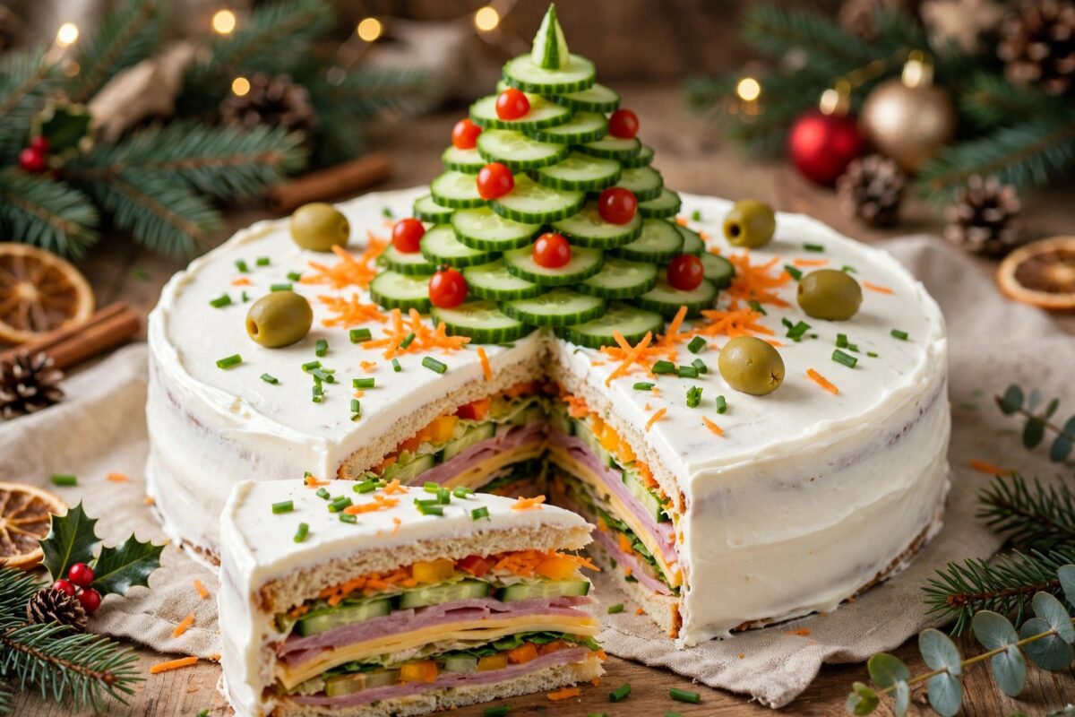 Homemade Sandwich Cake (Sandwichón)