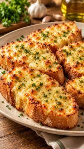 Pain à l’ail gratiné au fromage