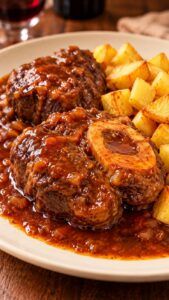 Osso buco de veau en sauce