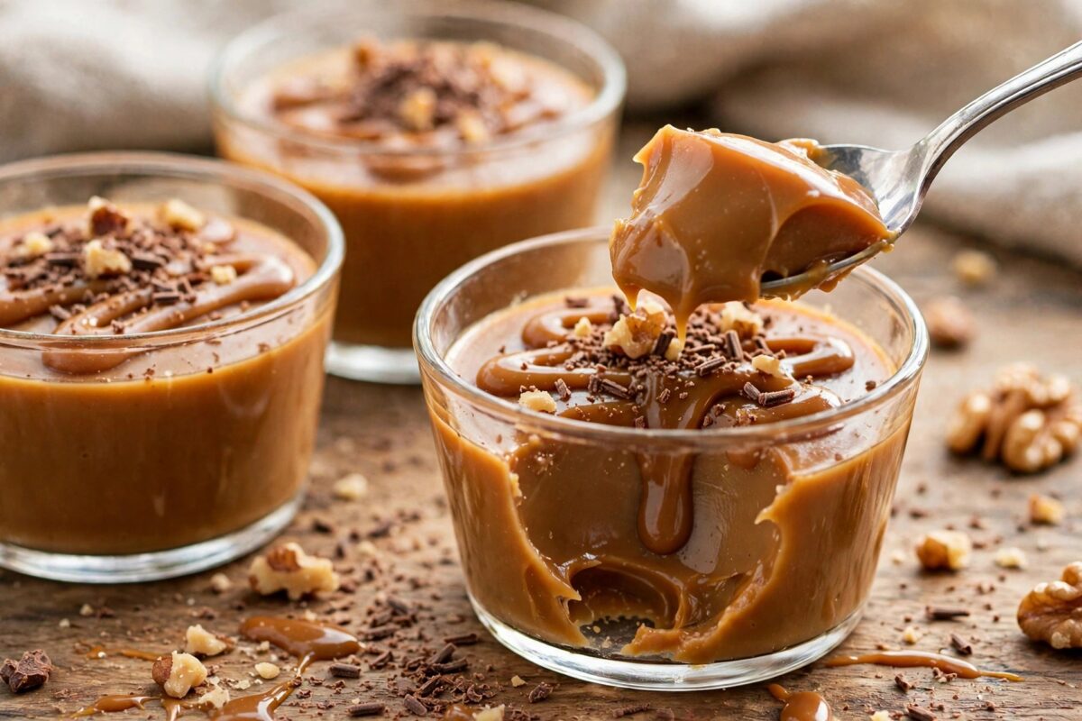 Dulce de Leche Gelatin Cups