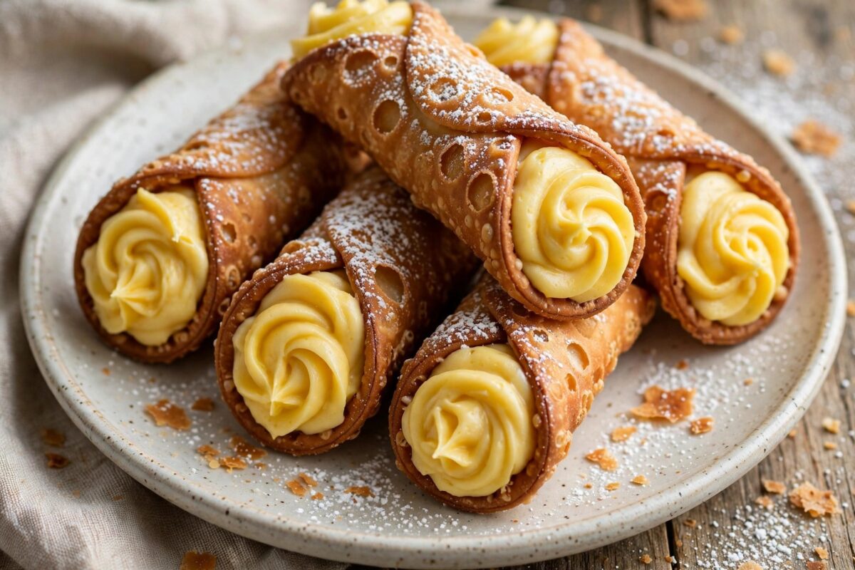 Pastry Tubes with Homemade Pastry Cream