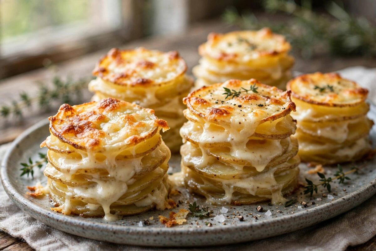Gratin Potato Stacks