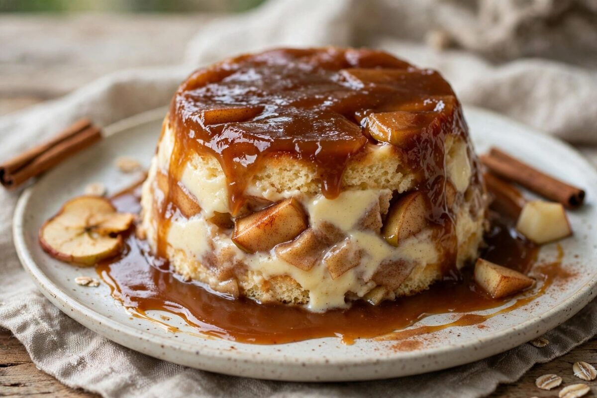 Creamy Homemade Apple Pudding