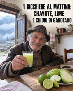 Chayote, lime e chiodi di garofano: il bicchiere del mattino per la circolazione