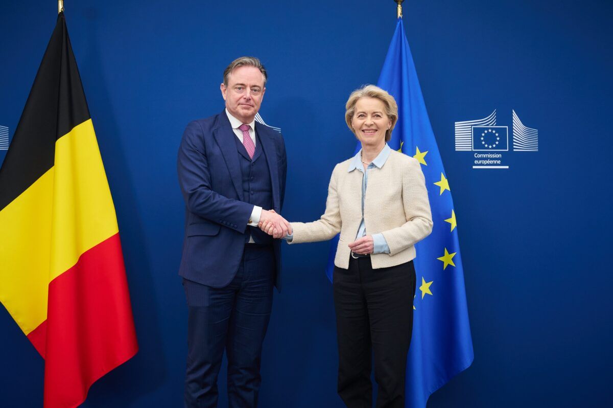 Bart De Wever Avrupa Komisyonu ziyareti