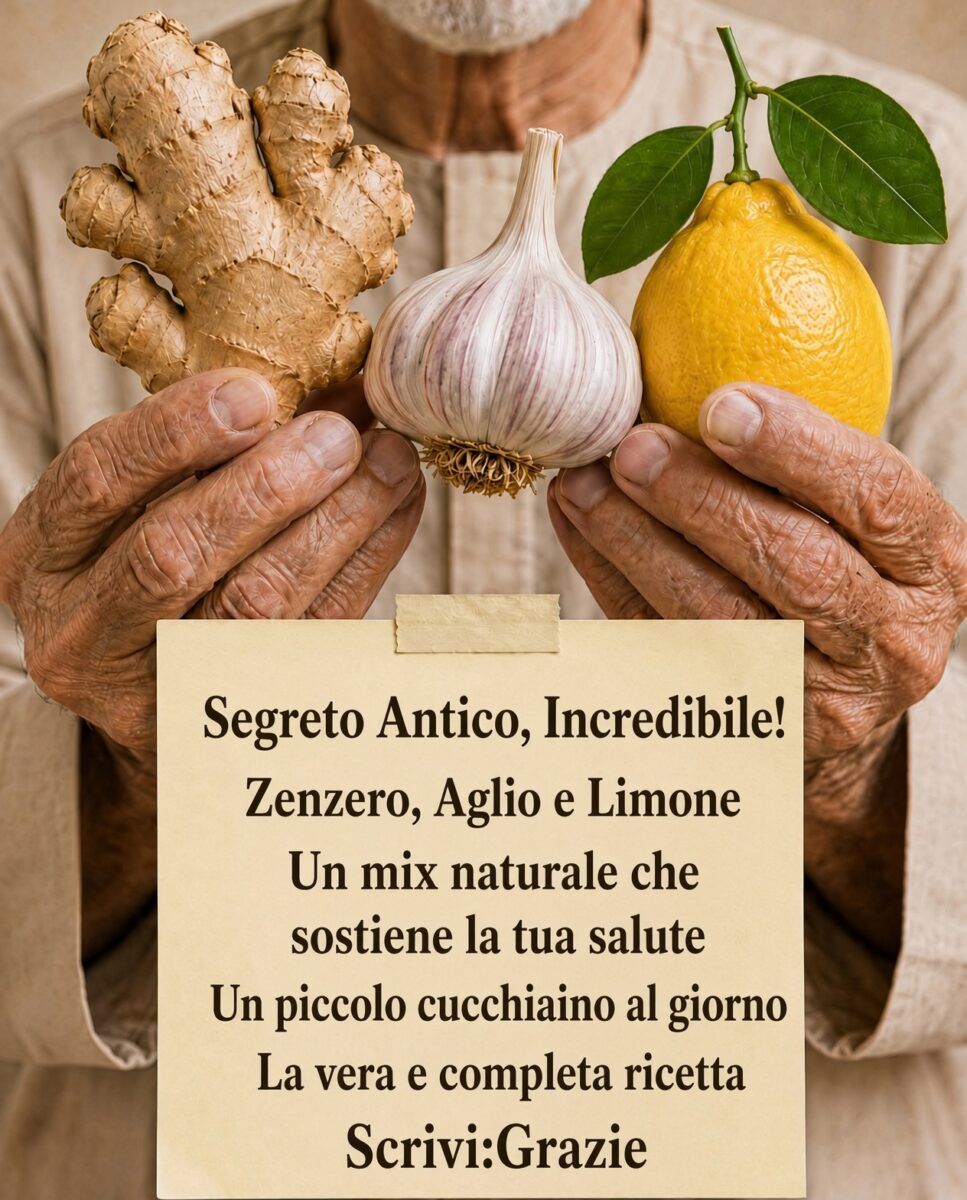 Miscela naturale di miele, limone, cipolla, aglio e zenzero