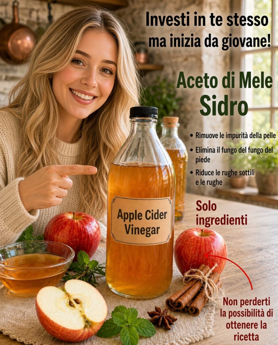 Aceto di mele per una pelle più luminosa e giovane
