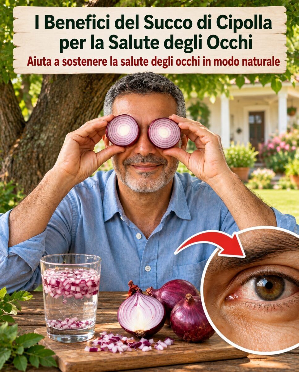 I benefici del succo di cipolla per la salute degli occhi