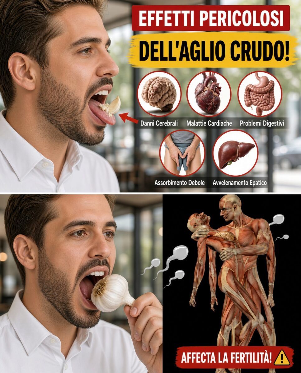 Aglio crudo prima di dormire