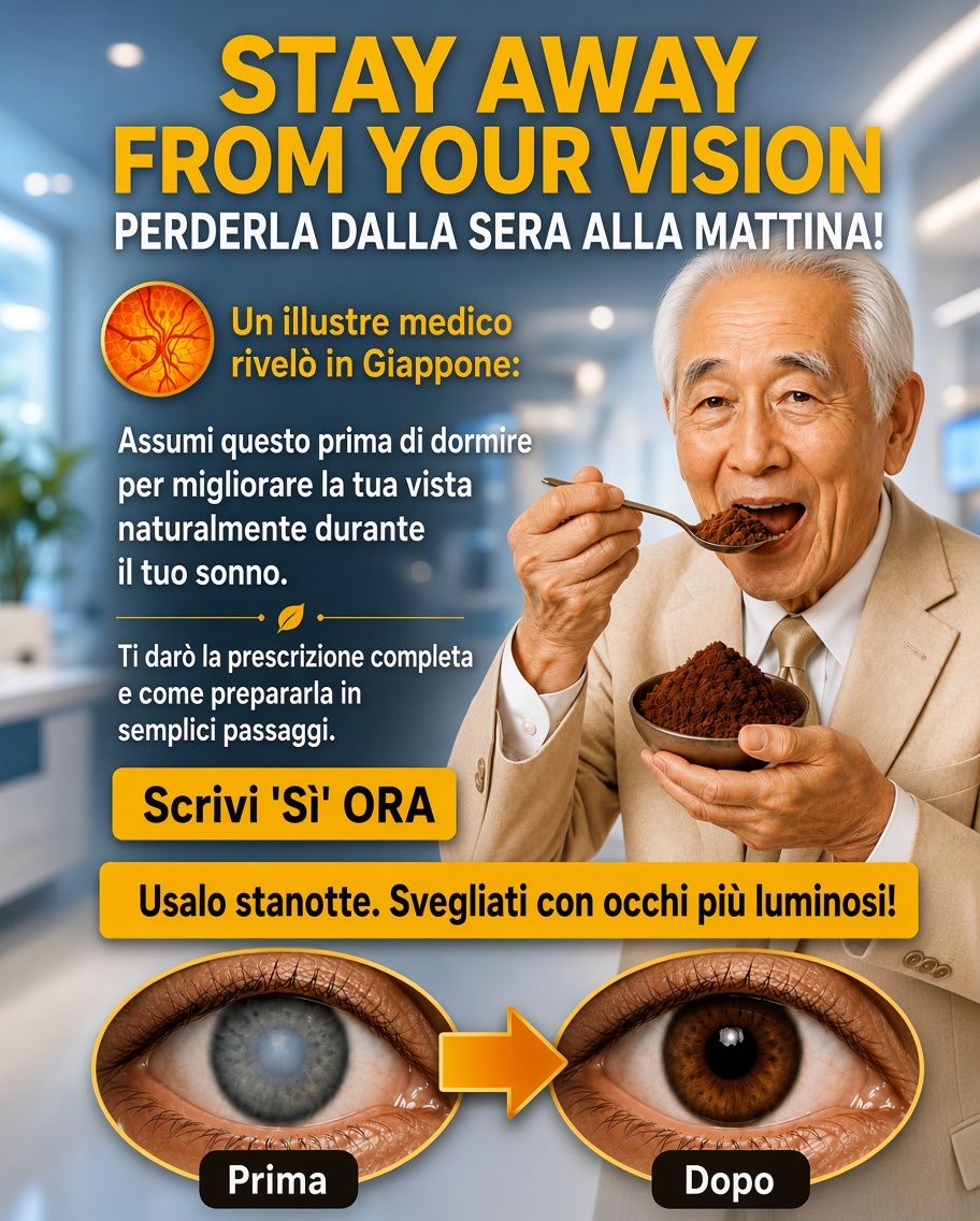 Rimedio giapponese per la vista Il segreto giapponese per una vista più nitida: il rimedio da assumere prima di dormire