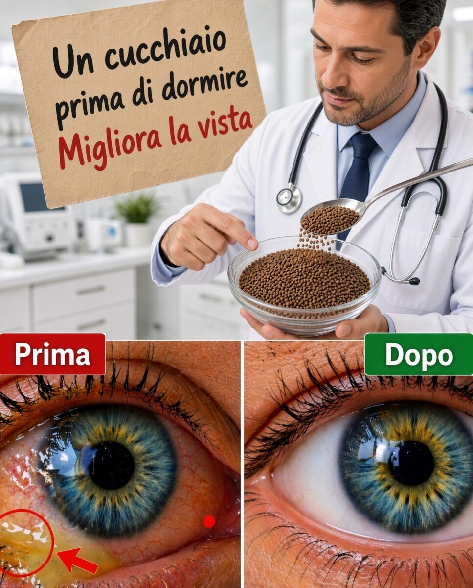Un cucchiaino prima di dormire per occhi più luminosi