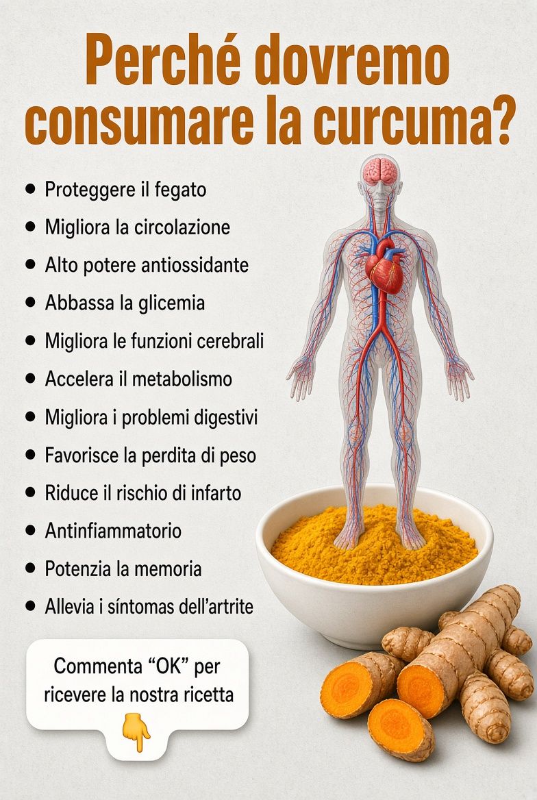 Perché dovremmo consumare la curcuma: 12 benefici straordinari per la salute