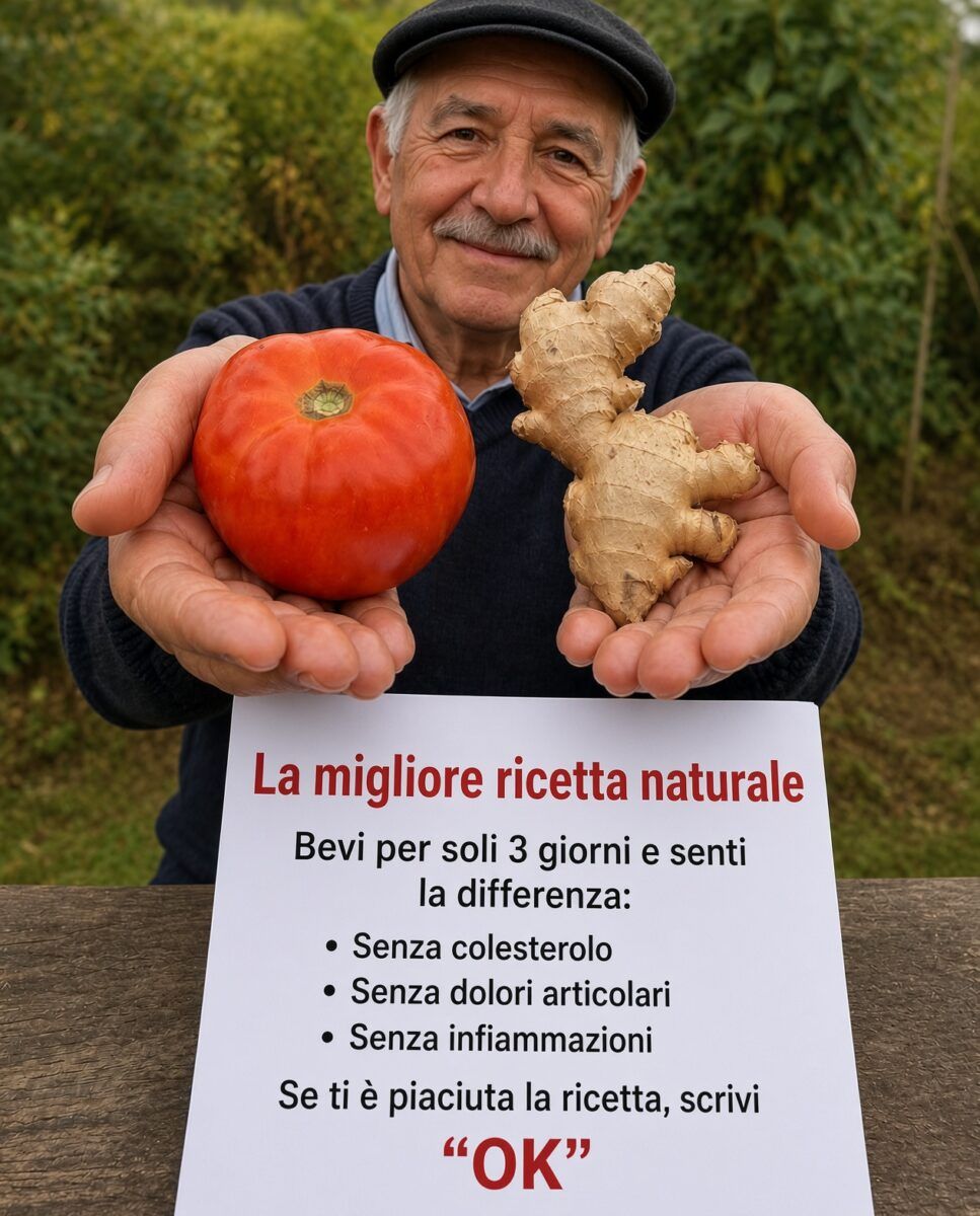 Ricetta naturale pomodoro e zenzero - bevi per 3 giorni