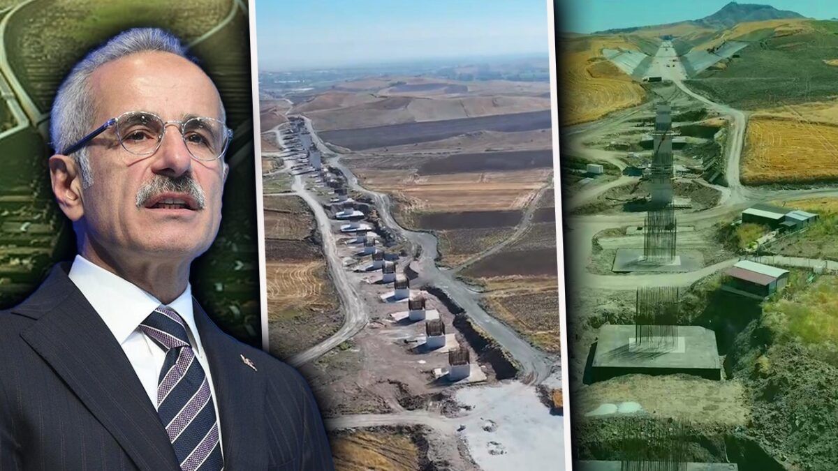 Hızlı tren ve demiryolu temalı görsel (arşiv)