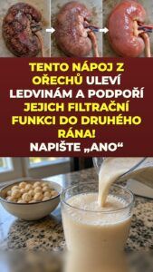 Sklenice vody se semínky, která cílí na přetížené ledviny