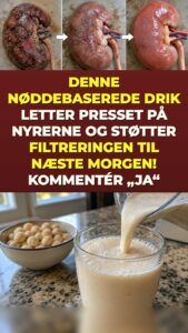 Et glas frøvand, der målrettet letter presset på nyrerne