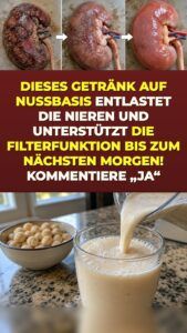 Ein Glas Samenwasser, das gezielt die Nieren entlastet
