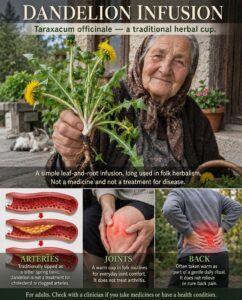 Dandelion Infusion: A Traditional Herbal Cup for Digestion, Liver, Joints, and Everyday Wellness