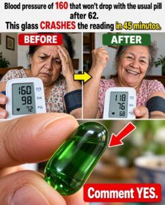 Pressure of 160 That the Usual Pill Doesn’t Lower After 62: A Kitchen Glass KNOCKS DOWN That Reading
