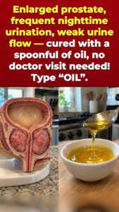 At Night, One Spoonful of Olive Oil Quietly Unlocks a Heavy Prostate