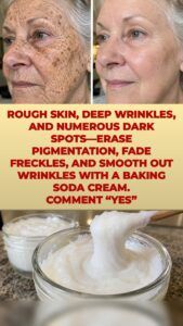 Apply Baking Soda Cream Tonight — What It Does to Wrinkles and Dark Spots
