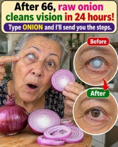 After 66, Raw Onion Cleans Vision in 24 Hours — Type ONION for the Steps