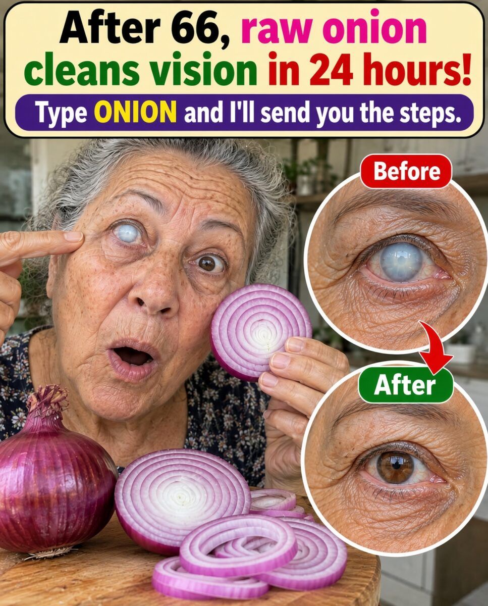 After 66, Raw Onion Cleans Vision in 24 Hours