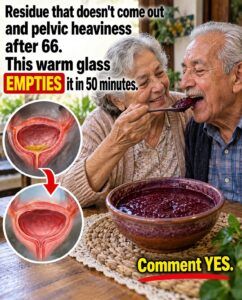 Stubborn Bladder and Trapped Residue After 66, A Warm Glass Empties It in 50 Minutes