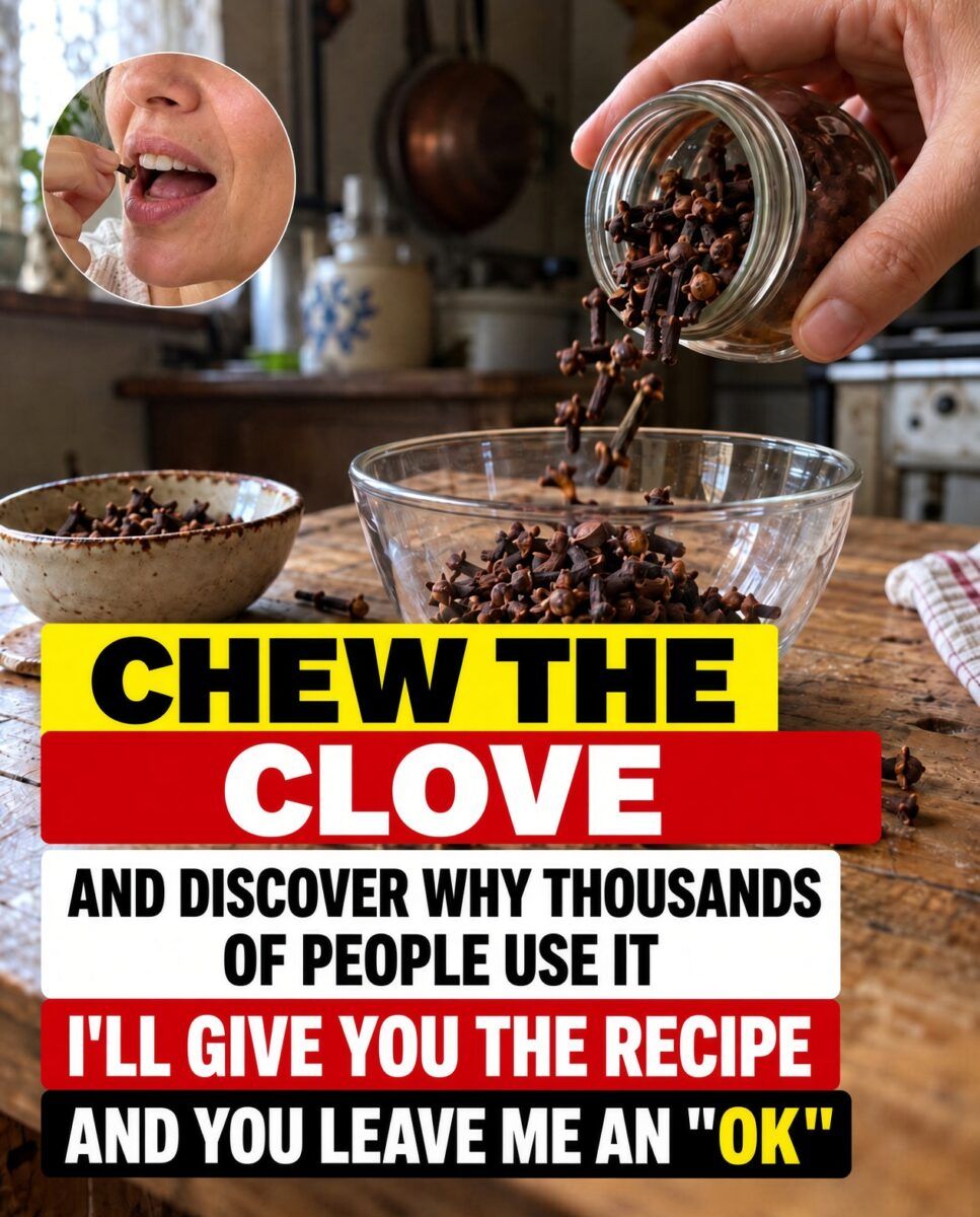 Chew 2 Cloves Every Morning