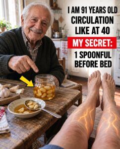 91 Years Old, Circulation Like 40: The Secret Is 1 Spoon Before Bed