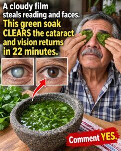 The Green Leaf Soak That Claims to Clear Cataracts and Bring Back Vision in 22 Minutes