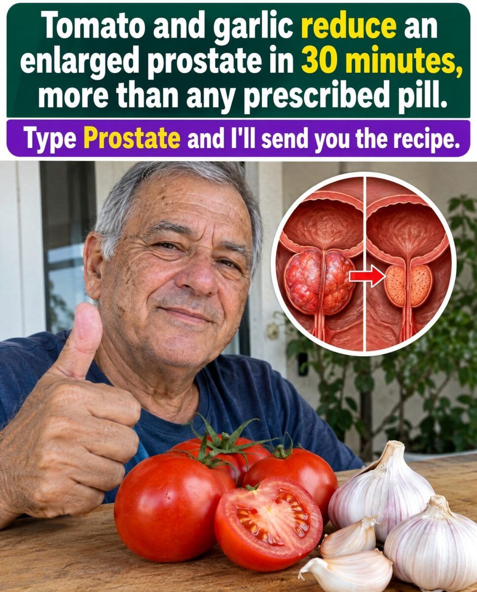 Tomato and garlic reduce an enlarged prostate