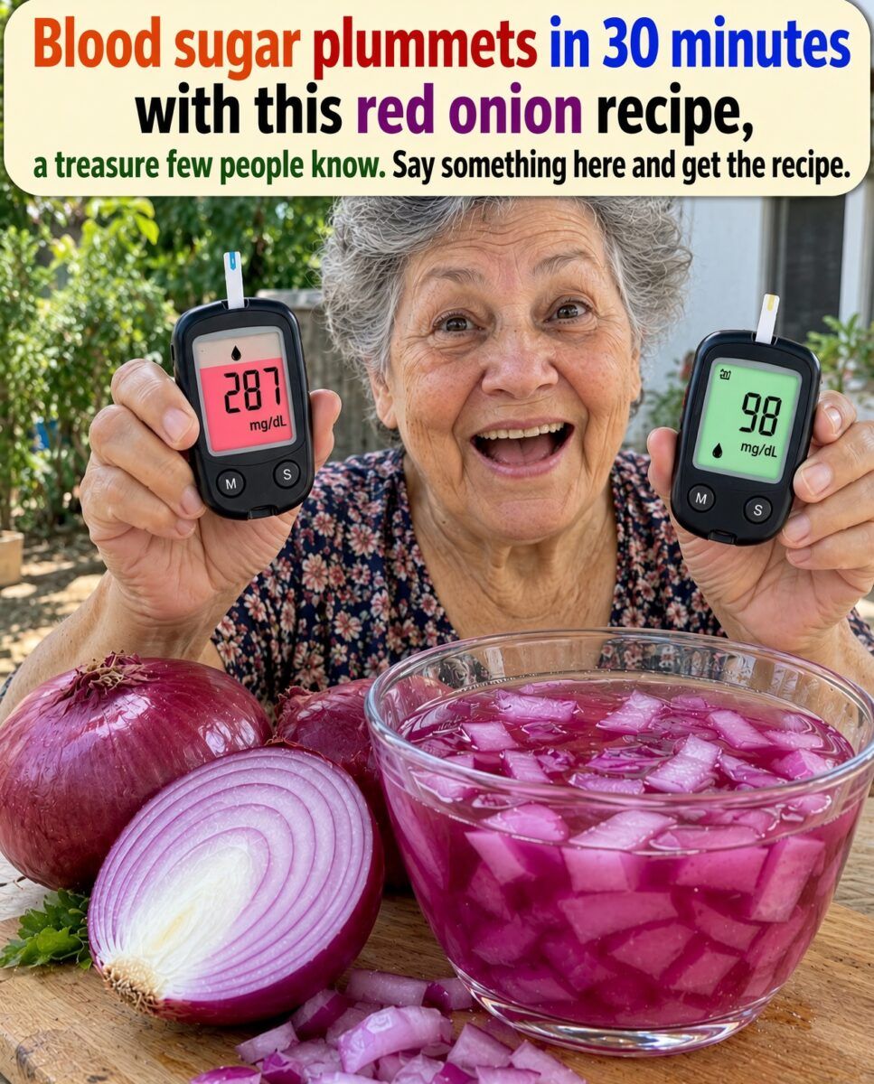 The Red Onion Secret That Makes Glucose Collapse
