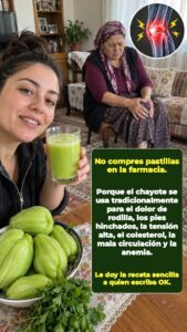 El milagro del chayote: ¡apoyo natural para el dolor de rodilla, los pies hinchados, la tensión alta y el colesterol!